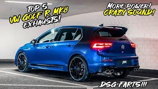 Top 5 Volkswagen Golf R Mk8 2.0 TSI Exhausts 2022!