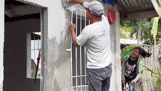 PLASTERING THE WALL+SKIM COAT WHITE by TEAM BRIANA