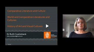 Comparative Literature and Culture / World Literature / History of Art at Royal Holloway