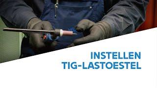 Een TIG-lastoestel instellen