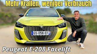 Peugeot E-208 GT: Kleinwagen mit Facelift und neuem Antrieb | Test | Review | Preis | 2024