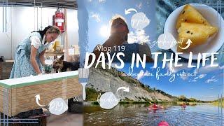 Day care grandma for a day + everyday summer life on a Hutterite colony..Vlog 119