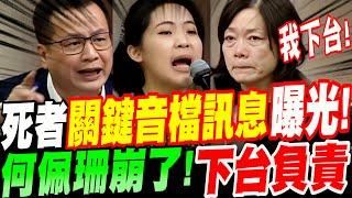 【全字幕】何佩珊真辭了！被霸凌輕生者關鍵音檔及訊息曝光了！勞動部長心態崩了！下台負責！？羅智強、徐巧芯聯手討公道！立院質詢