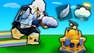 I Combined EVERY CLOUD COMBO With ZEPHYR In Roblox Bedwars!