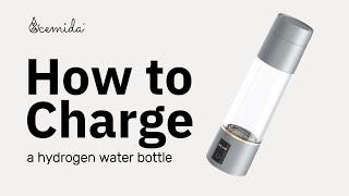 how to charge my hydrogen water bottle