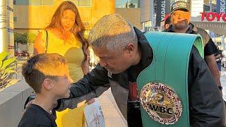 ROBERT GARCIA TELLS BOY “YOU’RE MY FUTURE WORLD CHAMPION! YOU’RE SPECIAL!” MEET JOHNNY