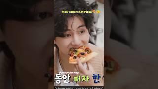 BTS Eating Pizza Normally… Then There’s Jungkook & SUGA 