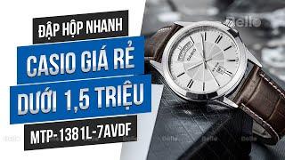 Đồng hồ Casio nam dây da dưới 1 triệu rưỡi MTP-1381L-7AVDF, hàng về số lượng lớn tại Bello!