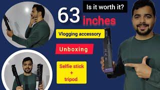 Selfie stick tripod | Best for vlogging with  smartphone and DSLR | unboxing | Celfiexpt | MLSS009 |