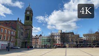 Derby - United Kingdom  (4K UHD) Walking Around The City