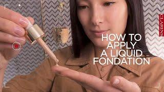 How to Apply a Liquid Foundation | Clarins