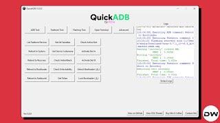 QuickADB: Execute ADB and Fastboot Commands in One Click!