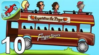 Hill Climb Racing Gameplay - TOURIST BUS - Walkthrough (iOS, Android) Part 10