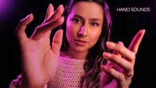 ASMR Up-Close Hand Sounds & Hand Movements  NO TALKING