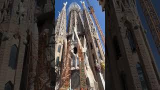 “Still under construction, yet already a timeless wonder. ️ #shorts #barcelona #sagradafamilia