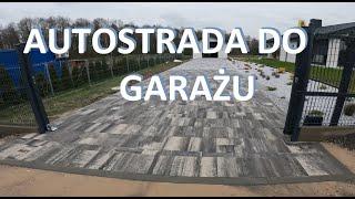 Jak wygląda autostrada z kostki do garażu ‍️ #brukarzbydgoszcz #brukarz #paving #skidsteer