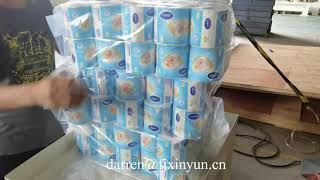 40 48 rolls small toilet tissue paper packing machine