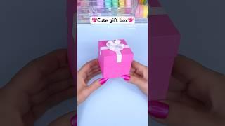 Cute gift ideas / DIY Paper craft / Paper gift box #diy #craft #handmade #art #papercraft #love