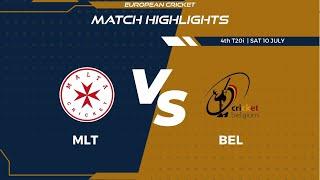 4th T20I - MAL vs BEL| Highlights | Malta vs Belgium T20I Series | Malta 2021