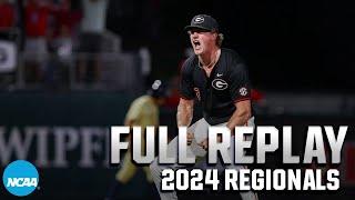 Georgia vs. Georgia Tech: 2024 NCAA baseball Athens regional | FULL REPLAY