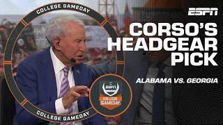 Lee Corso's headgear pick for Alabama vs. Georgia with Ms. Terry | College GameDay