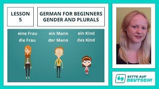 Conversational German for Beginners (A1-A2) - Lesson 5: Grammatical Gender and Plurals