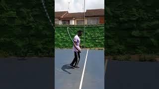 Humming bird into a side back tuck | Jumprope tricks #jumprope #skippingrope #ropeskipping #kenya