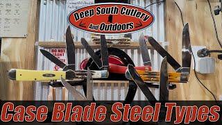 Case Blade Steel Types Review. Deep South Cutlery Knife Review.