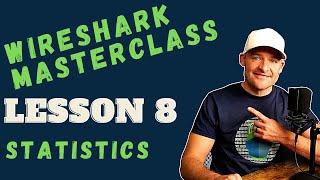 Reading PCAPs with Wireshark Statistics // Lesson 8 // Wireshark Tutorial