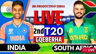 LIVE INDIA VS SOUTH AFRICA T20 CRICKET 2ND MATCH ||LIVE CRICKET SCORING #liveindivssouthAfrica #t20