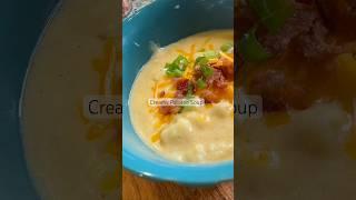 The Best Creamy Potato Soup. #recipe #dinner #potatosoup