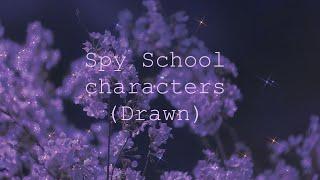 Spy School Characters Drawn