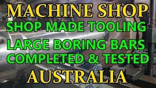 SHOP MADE TOOLING .   LARGE MILLING MACHINE BORING BARS .    Part 2 .