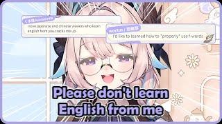 Enna begged Chat not to learn English from her stream LMAO