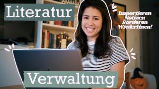 Literaturverwaltung für Uni-Arbeiten // Bachelorarbeit, Hausarbeit, Masterarbeit