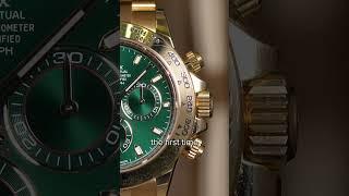 The First and Only Green Dial Rolex Chronograph - The Gold Rolex Daytona 116508 aka John Mayer