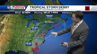 Video: Tropical Storm Debby's impact in the Northeast (8-6-24)