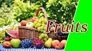 Learn Fruits names in English with spelling for Kids | Visualpedia | Kids learning channel