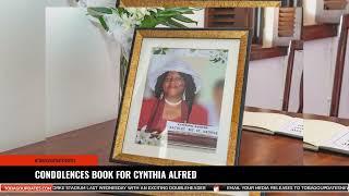 CONDOLENCES BOOK FOR CYNTHIA ALFRED