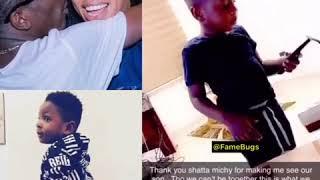 Shatta Wale Reunites With Son