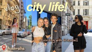 Living the city life! | VLOG  Reuniting with friends, photoshoots, Melbourne nightlife