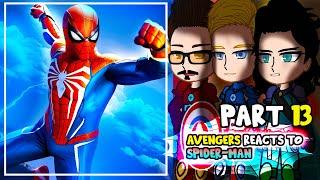 Avengers react to Spider-Man Part 13 || Marvel's Spider-Man PS4 ||- Gacha Club React