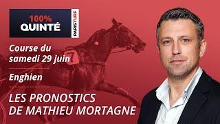 Pronostics Quinté PMU - 100% Quinté du Samedi 29 juin à Enghien