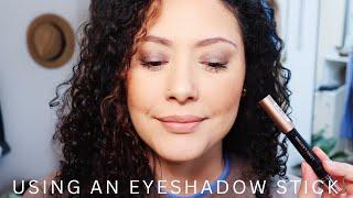 Get ready with me/ How to use an eyeshadow stick