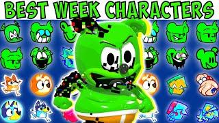 ALL BEST WEEK CHARACTERS TEST | FNF Character Test | Gameplay VS Playground