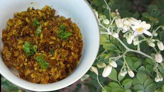 Vegan Moringa Flower Subzi (with recipe links for using leftover subzi)