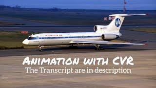 Vladivostok Air Flight 352 Crash || Animation with CVR. (Subtitles/CC On)