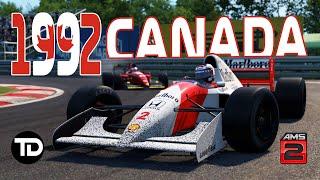 An Experience You Only Get in Full Distance Races | 1992 F1 Canada GP in Modded Automobilista 2