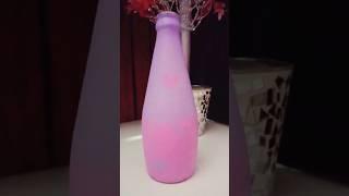 Bottle art with acrylic paints |#diy #paints #bottle #art #youtubeshorts