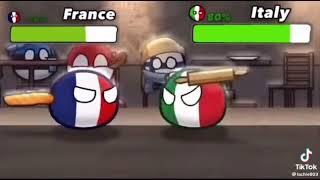 Italy VS All countries Country balls-FIGHT Animation #countryballs  #italy #country #animation